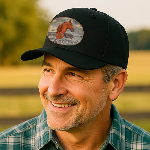 Sorrel Walking Horse Rustic Emblem Hat