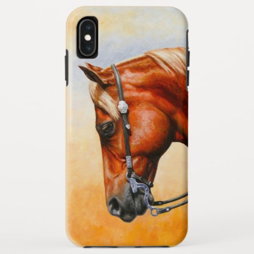Sorrel Western Pleasure Quarter Horse iPhone XS Max Case