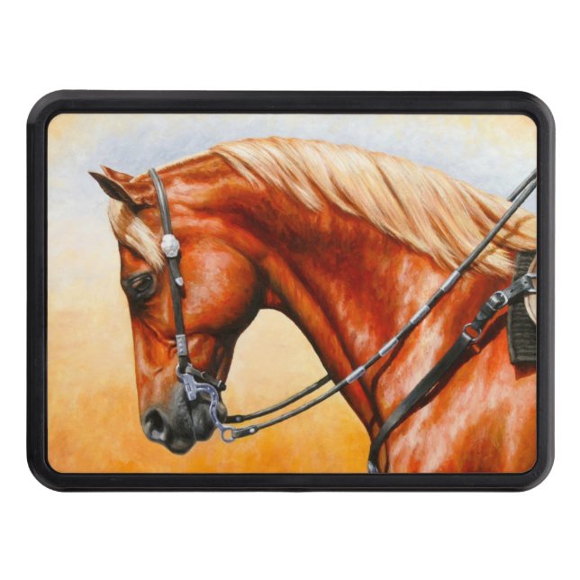 Sorrel Western Pleasure Quarter Horse Hitch Cover (Front)