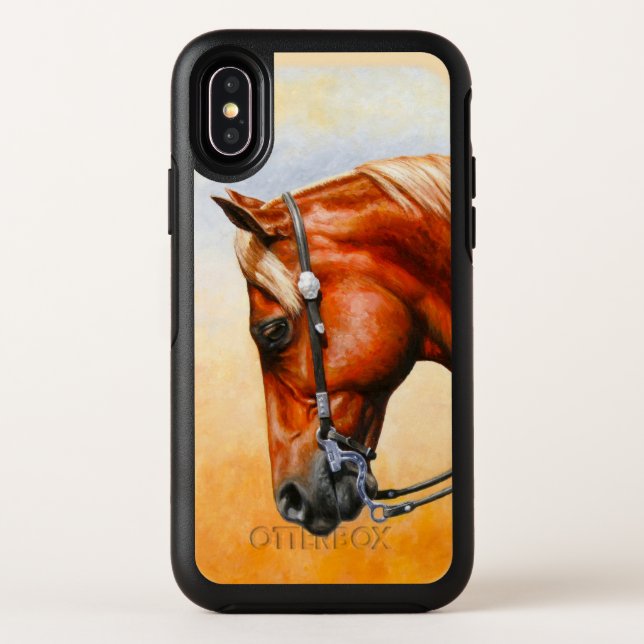 Sorrel Western Pleasure Quarter Horse Otterbox iPhone Case (Back)