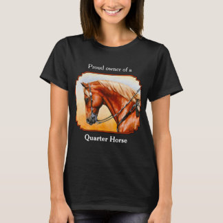 Sorrel Western Pleasure Quarter Horse T-Shirt