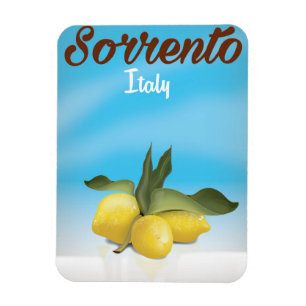 Sorrento Italian vacation travel poster Magnet
