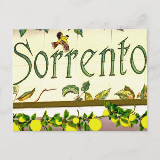 Sorrento,  Italy,  Sign Postcard