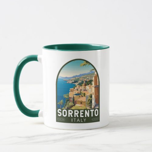 Sorrento Italy Travel Art Vintage Mug