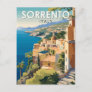 Sorrento Italy Travel Art Vintage Postcard