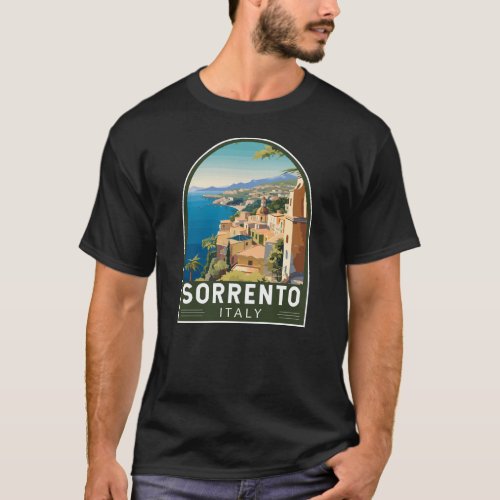 Sorrento Italy Travel Art Vintage T_Shirt