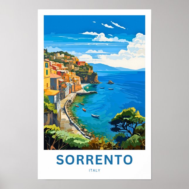 Sorrento Italy Travel Print (Front)
