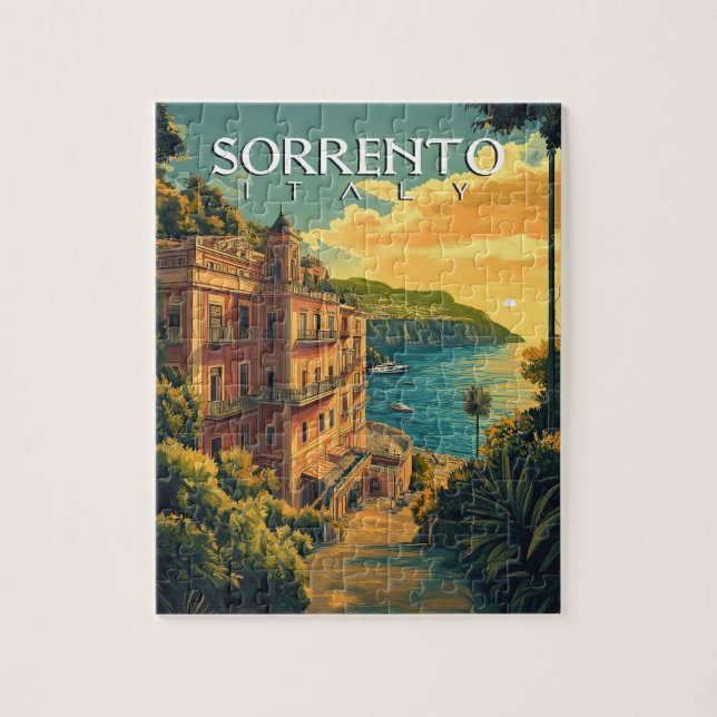Sorrento Italy - Vibrant Cityscape  Jigsaw Puzzle (Vertical)