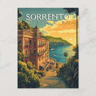 Sorrento Italy - Vibrant Cityscape  Postcard