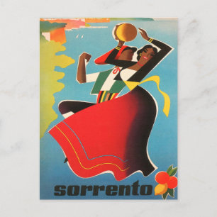 Sorrento, Italy Vintage Travel Postcard