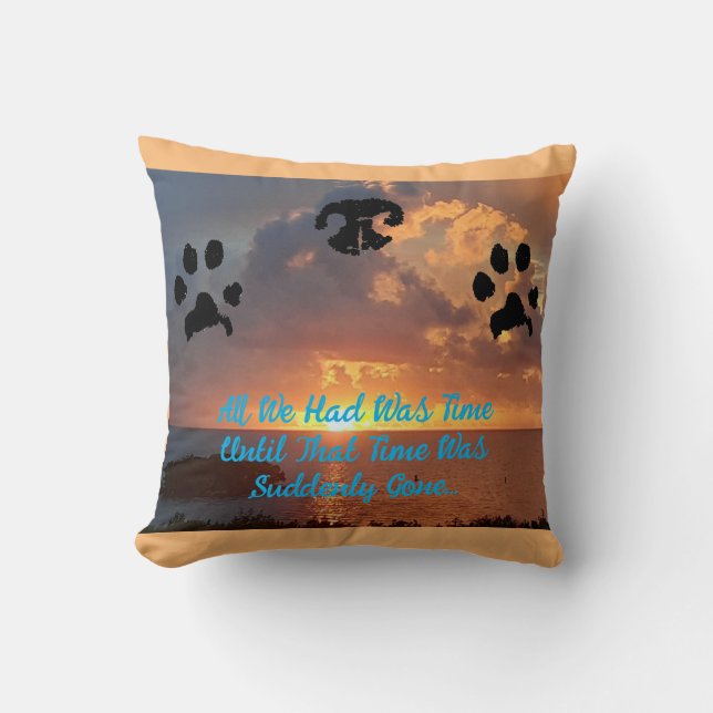 Sorrow Throw Pillow (Front)