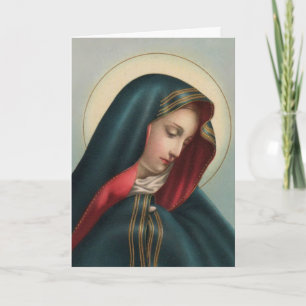 Sorrowful Virgin Mary Roses Condolence Thank You