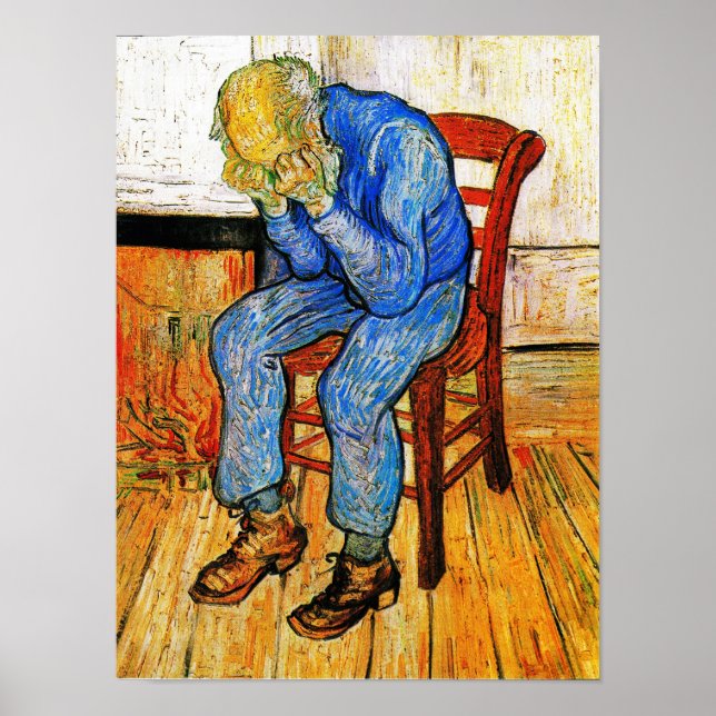 Sorrowing Old Man At Eternity's Gate Poster (Front)