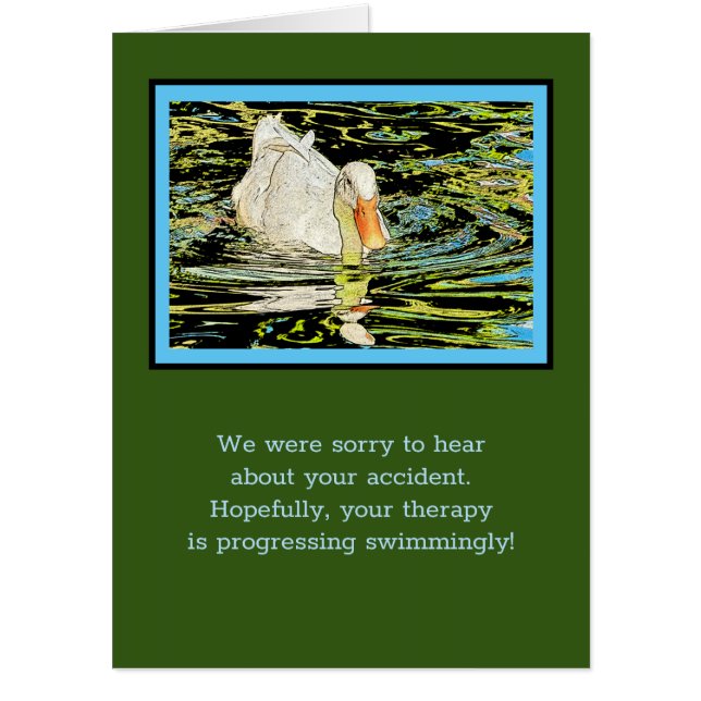 "SORRY ABOUT ACCIDENT" FROM GROUP/CUTE/DUCK CARD (Front)