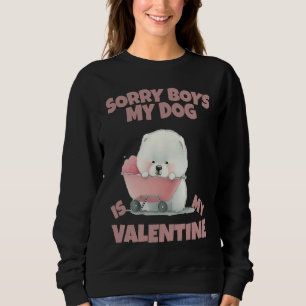 Sorry Boys My Dog Is My Valentine  Dog   19 Sweatshirt