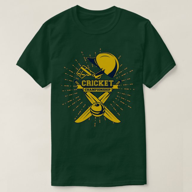 Sorry but i am crazy for cricket T-Shirt (Design Front)