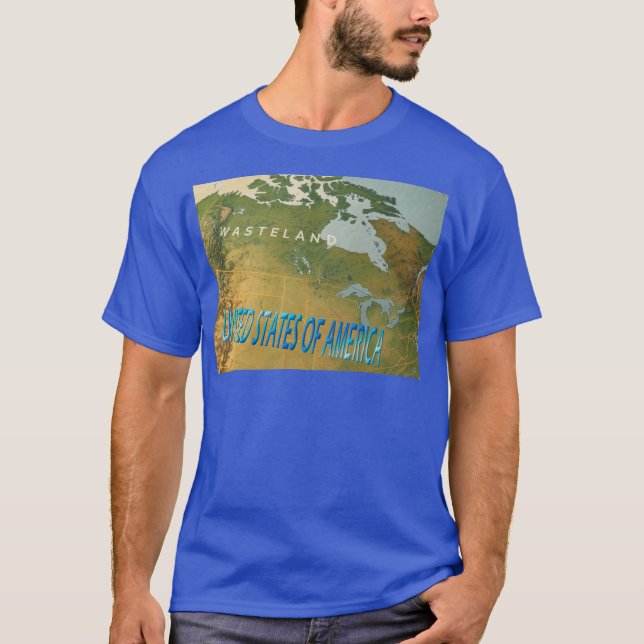 Sorry Canada men royal blue T-shirt (Front)