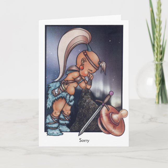 'Sorry' Card (Front)
