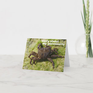 sorry card