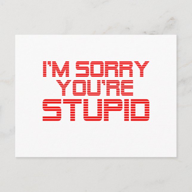 Sorry Cherry Postcard (Front)