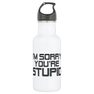 Sorry Coal Stainless Steel Water Bottle