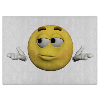 Sorry emoticon cutting board