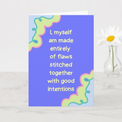 Sorry for Messing Up Greeting Card