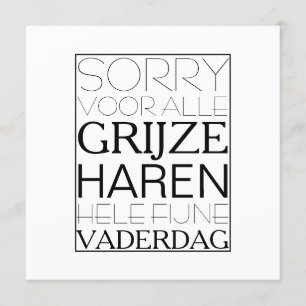 Sorry for the gray hairs, father's card