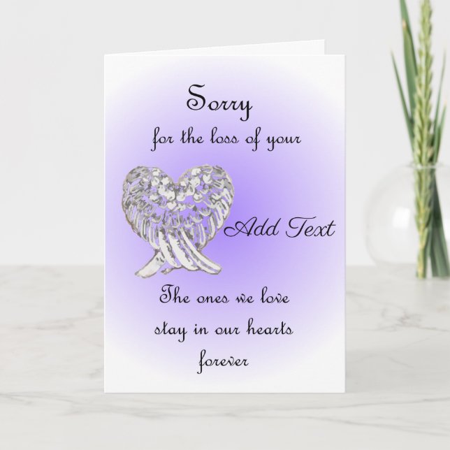 Sorry For The Loss Of Card (Front)