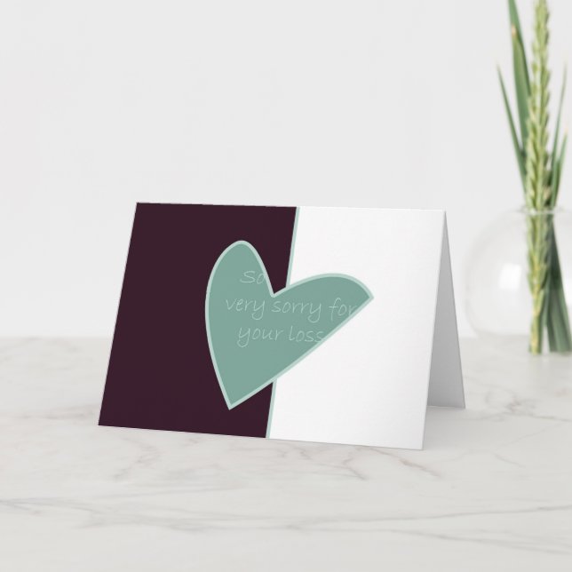Sorry For Your Loss Card (Front)