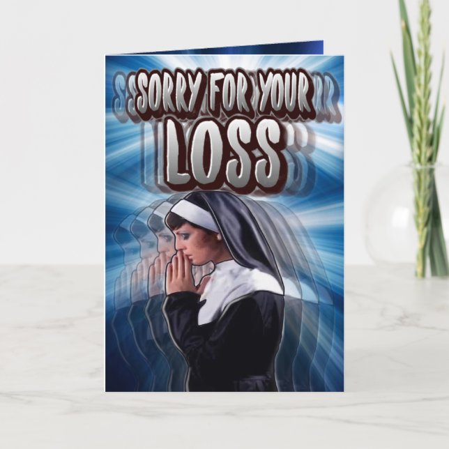 Sorry for your loss card (Front)