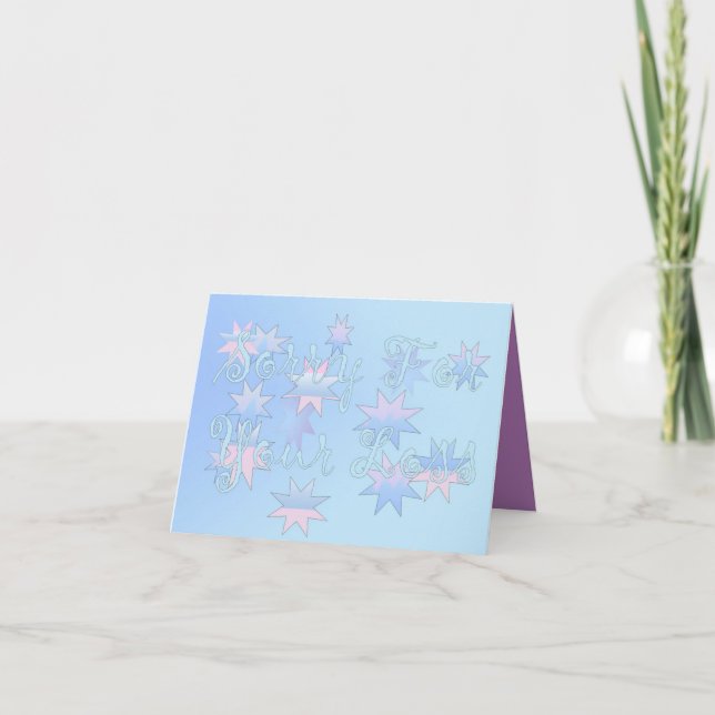 Sorry For Your Loss Card (Front)