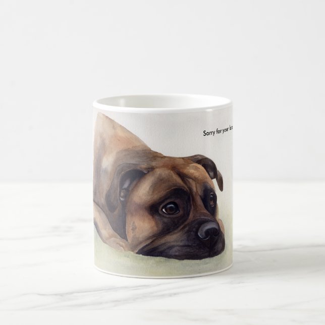 Sorry for your loss pet gift coffee mug (Center)