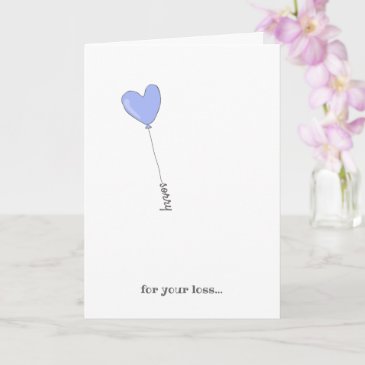 Sorry for Your Loss - Sweet Lilac Balloon Sympathy