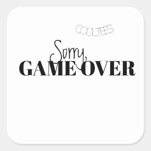 Game Over Sticker for iOS & Android