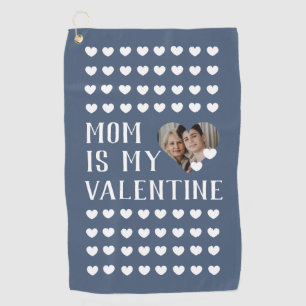 Sorry Girls Mom Is My Valentine Simple Family  Golf Towel