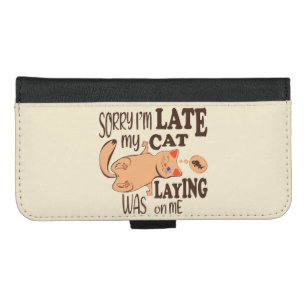 Sorry I am late my cat was laying on me iPhone 8/7 Plus Wallet Case