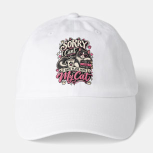 Sorry I Can't I Have Plans With My Cat Hat