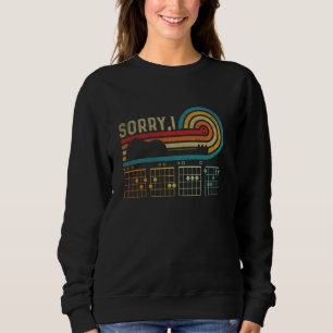 Sorry I-DGAF Hidden Message Guitar Chords Music No Sweatshirt