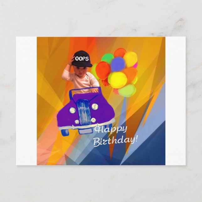 Sorry I forgot your birthday. Postcard (Front)