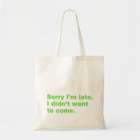 Sorry I’m late. I didn’t want to come