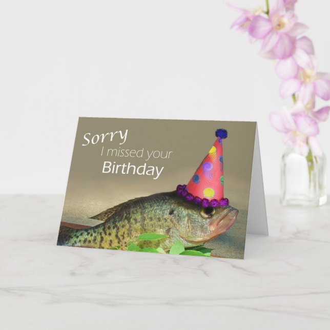 Handgemachte Cocktail-Geburtstagskarte – „Sorry, Ich Hab Deinen Geburtstag Verpasst“