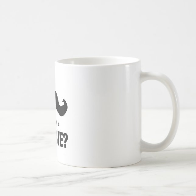 Sorry I mustache....are you a zombie? Coffee Mug (Right)