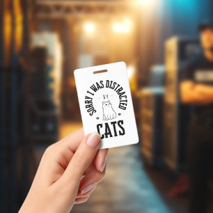 Sorry I was distracted by cats buttons Badge