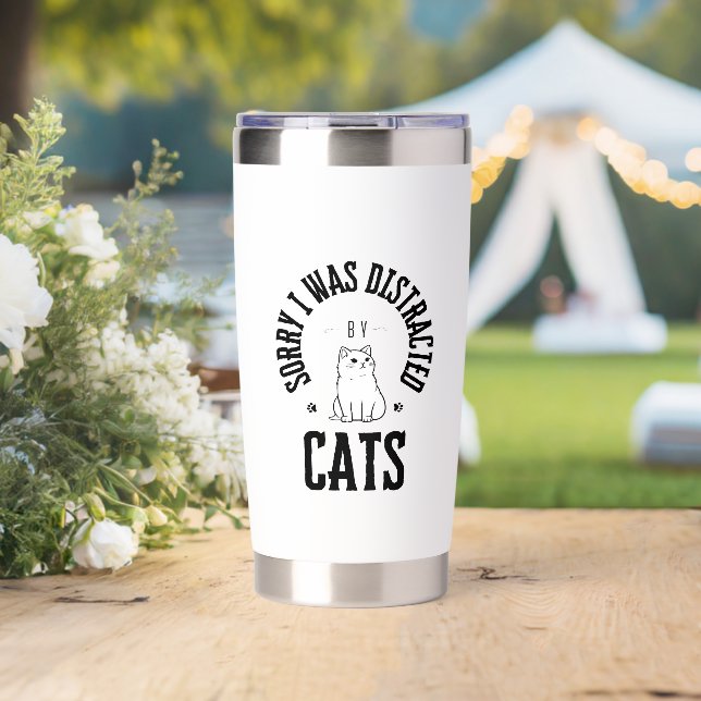 Sorry I was distracted by cats buttons  Insulated Tumbler (Wedding (Rotated))
