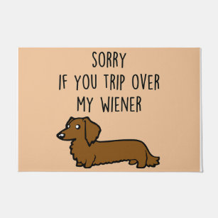 Don't Trip Over My Wiener Doormat Weiner Doormat 