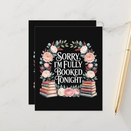 Sorry I'M Fully Booked Tonight  (Front/Back In Situ)