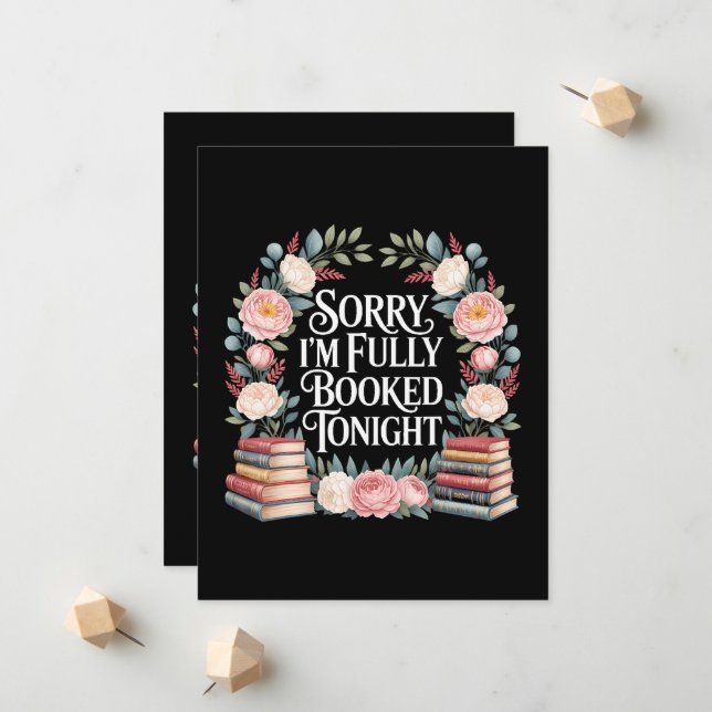 Sorry I'M Fully Booked Tonight  Announcement (Front/Back In Situ)