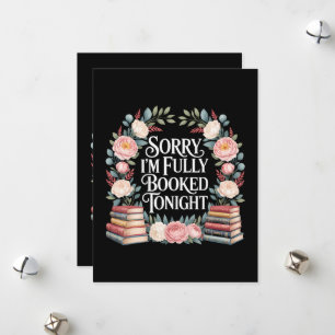 Sorry I'M Fully Booked Tonight Holiday Card