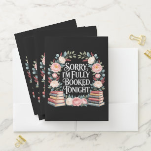 Sorry I'M Fully Booked Tonight Pocket Folder